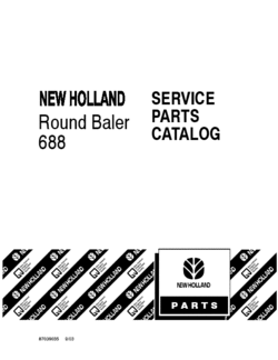 New holland 688 baler service manual instructions