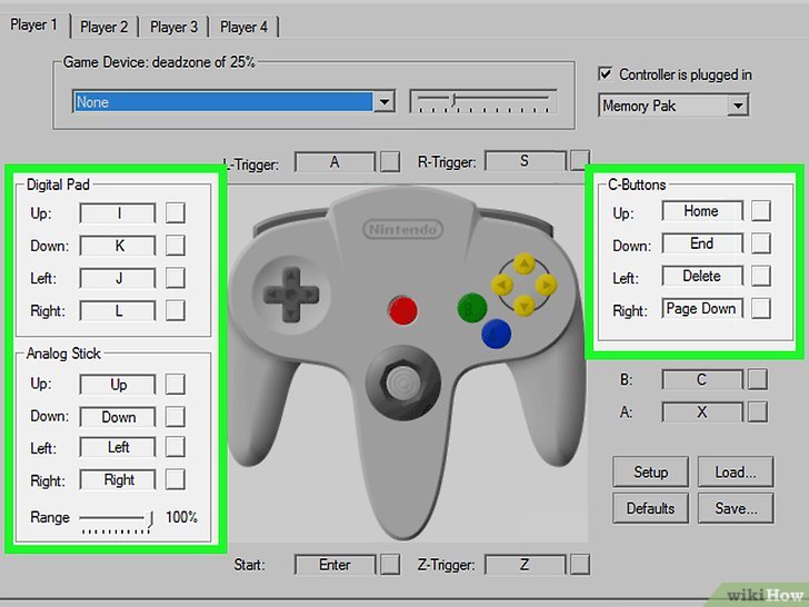Project 64 controller configuration problems